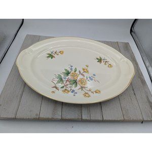 Vintage Set Taylor Smith Taylor Serving Platter Yellow Buttercups TST237